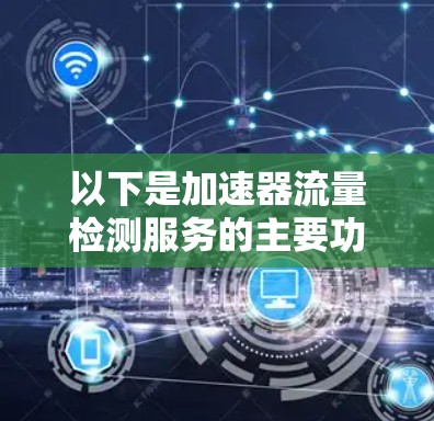 以下是加速器流量检测服务的主要功能和用途