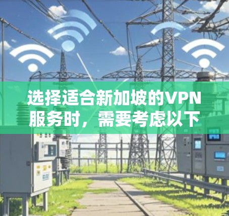 选择适合新加坡的VPN服务时，需要考虑以下几个关键因素