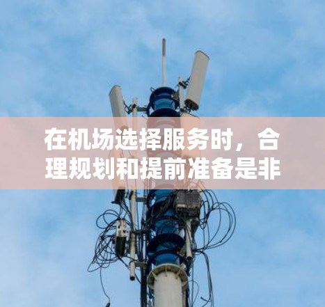 在机场选择服务时，合理规划和提前准备是非常重要的，这样可以帮助你避免时间浪费和不必要的麻烦。以下是一些机场服务选择的技巧，供你参考