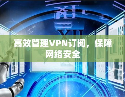高效管理VPN订阅，保障网络安全