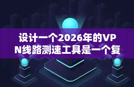 设计一个2026年的VPN线路测速工具是一个复杂但有趣的任务。以下是对该工具的详细设计和实现步骤