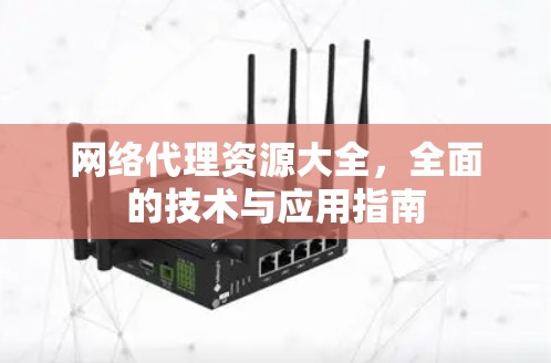 网络代理资源大全，全面的技术与应用指南