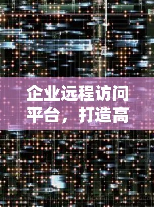 企业远程访问平台，打造高效协作新模式
