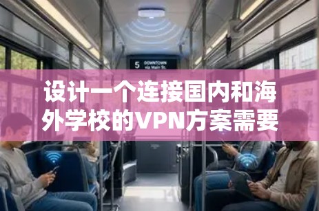 设计一个连接国内和海外学校的VPN方案需要综合考虑多个因素，确保网络的安全性、稳定性和可靠性。以下是一个分步骤的解决方案