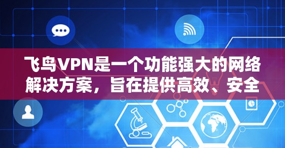 飞鸟VPN是一个功能强大的网络解决方案，旨在提供高效、安全的网络加速服务。以下是其详细功能介绍