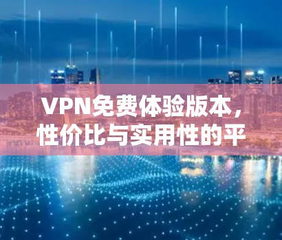 VPN免费体验版本，性价比与实用性的平衡